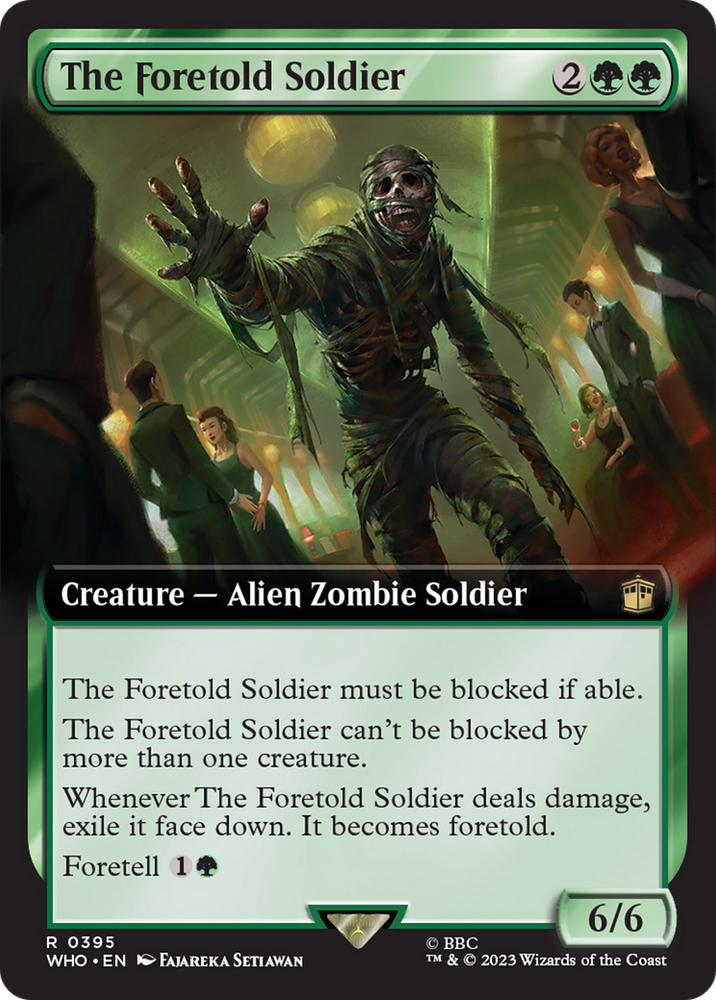 The Foretold Soldier (Extended Art) [Doctor Who] Magic: The Gathering