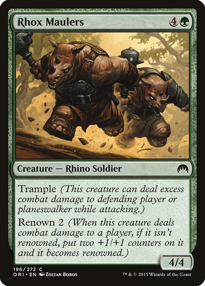Rhox Maulers [Magic Origins] Magic: The Gathering