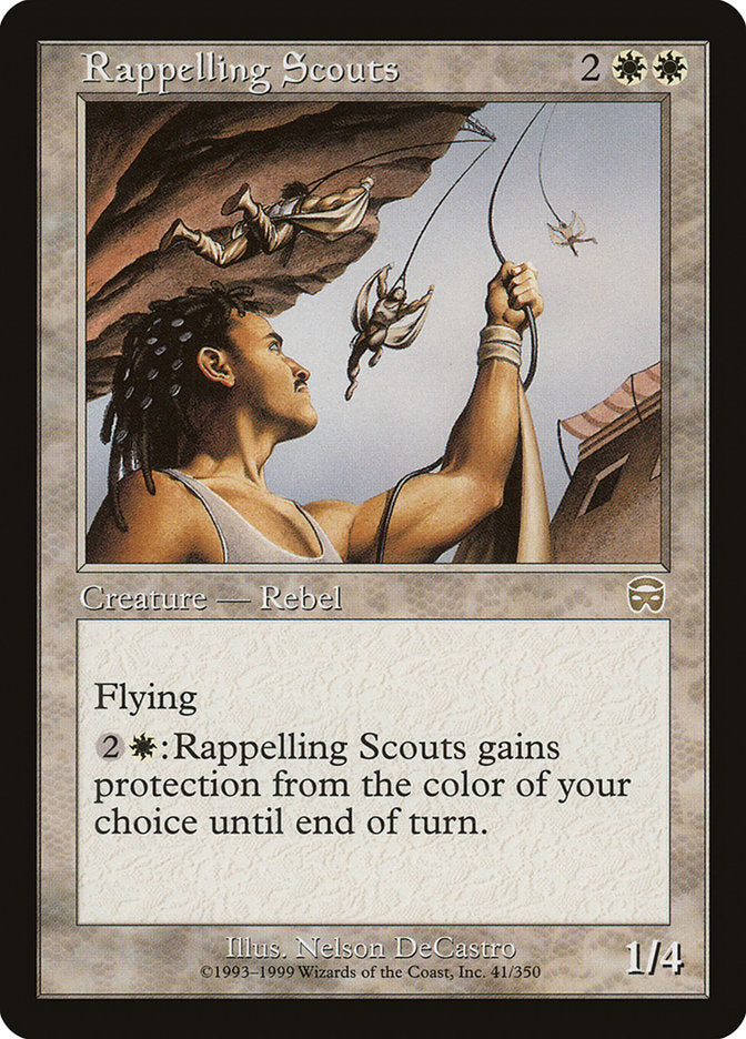 Rappelling Scouts [Mercadian Masques] Magic: The Gathering