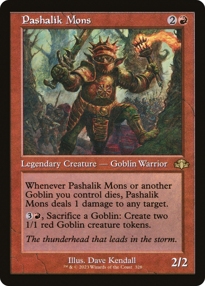 Pashalik Mons (Retro) [Dominaria Remastered] Magic: The Gathering