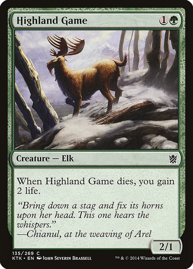 Highland Game [Khans of Tarkir] Magic: The Gathering