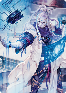 Tameshi, Reality Architect 2 Art Card [Kamigawa: Neon Dynasty Art Series] Magic: The Gathering