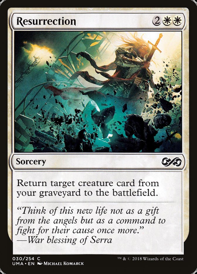 Resurrection [Ultimate Masters] Magic: The Gathering