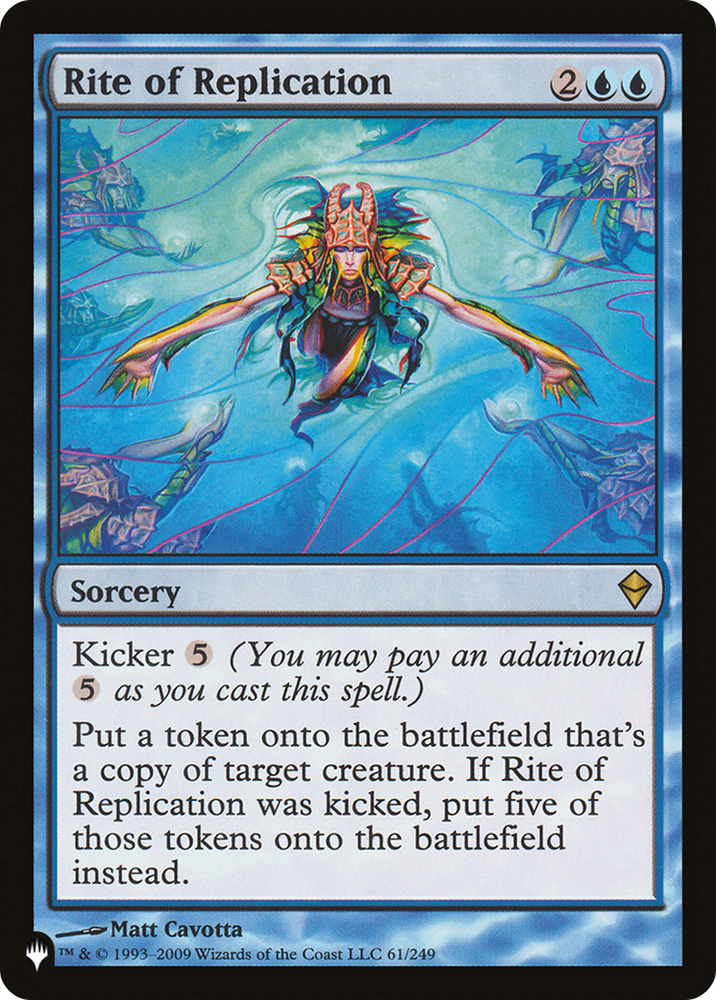 Rite of Replication [The List] Magic: The Gathering
