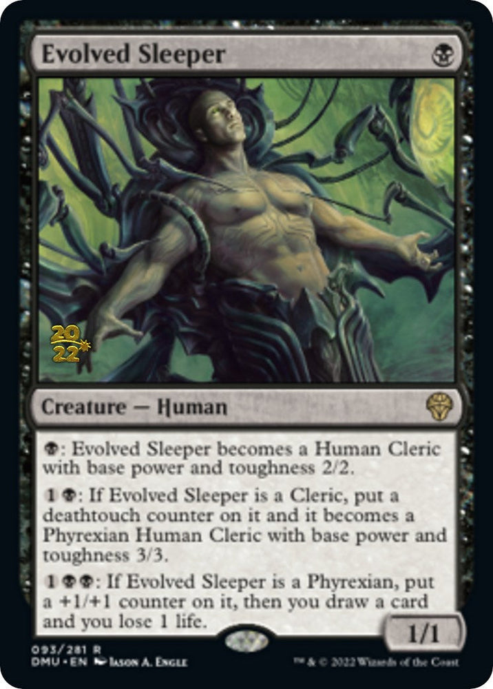 Evolved Sleeper [Dominaria United Prerelease Promos] Magic: The Gathering