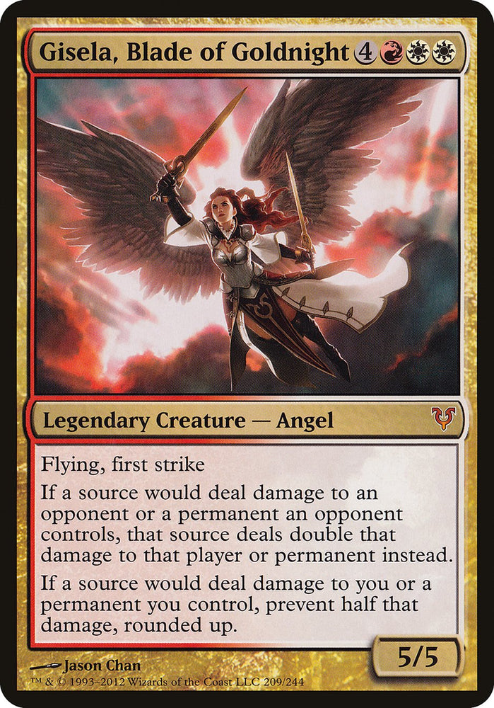 Gisela, Blade of Goldnight (Oversized) [Open the Helvault] Magic: The Gathering