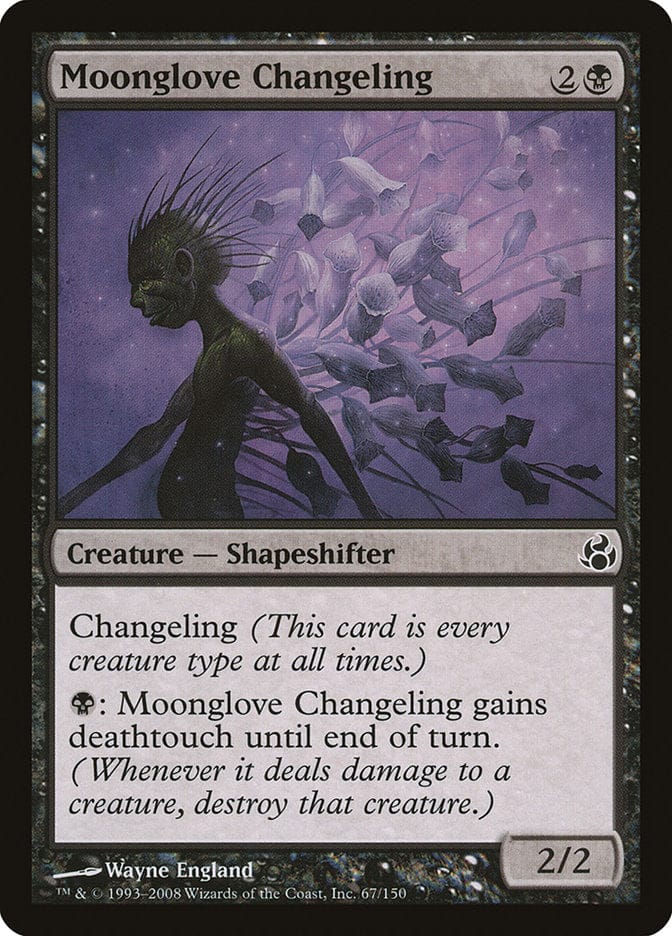 Moonglove Changeling [Morningtide] Magic: The Gathering