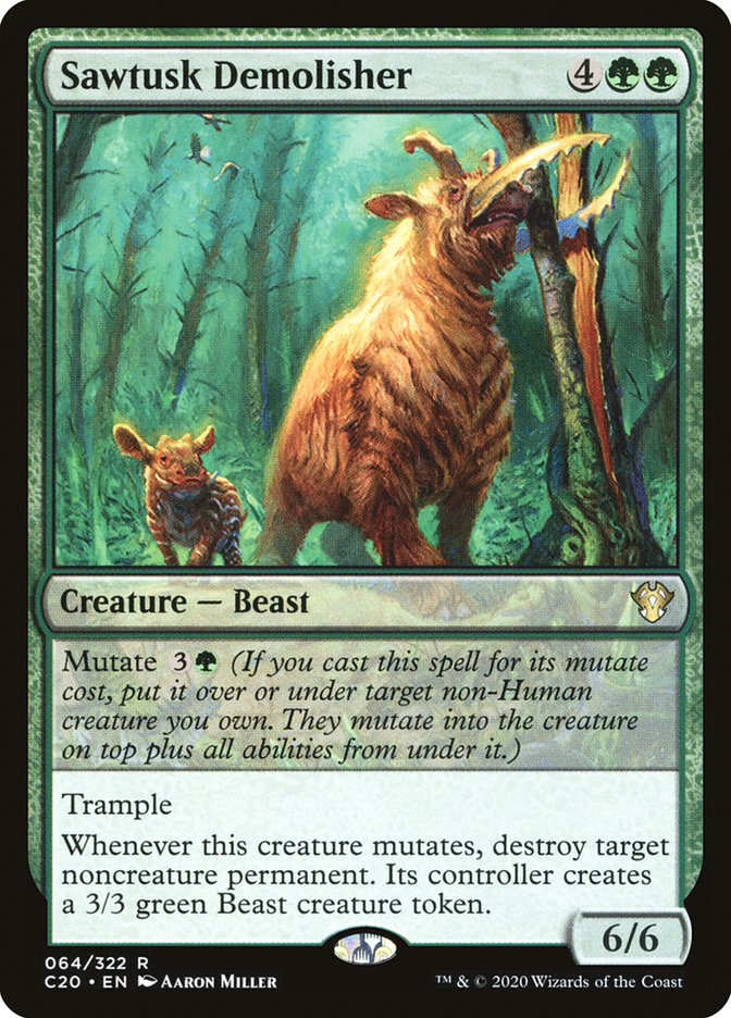 Sawtusk Demolisher [Commander 2020] Magic: The Gathering