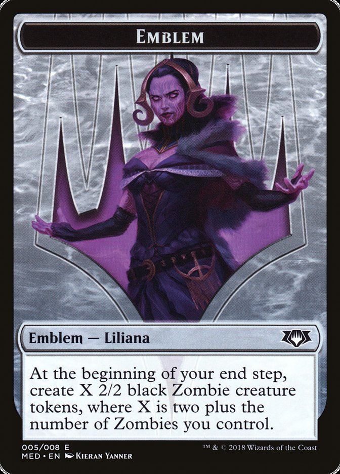 Liliana, the Last Hope Emblem [Mythic Edition Tokens] Magic: The Gathering