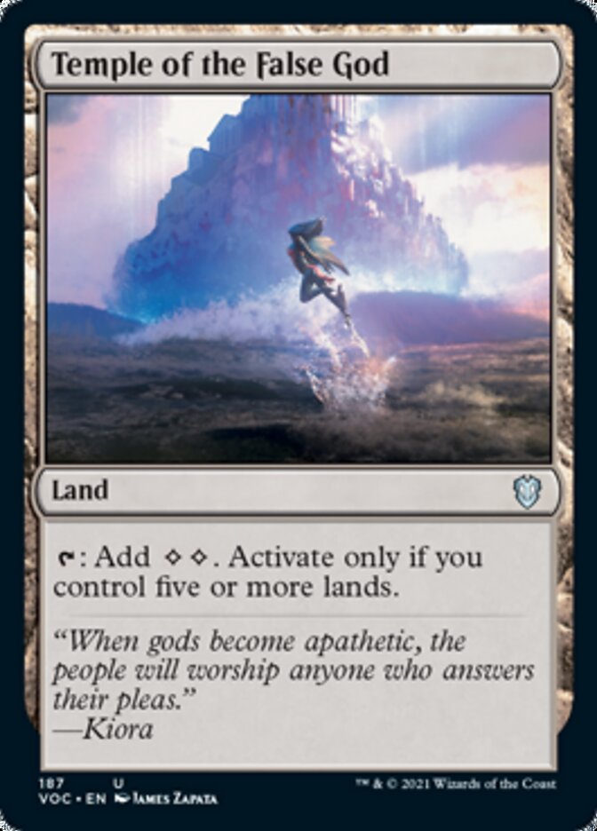 Temple of the False God [Innistrad: Crimson Vow Commander] Magic: The Gathering