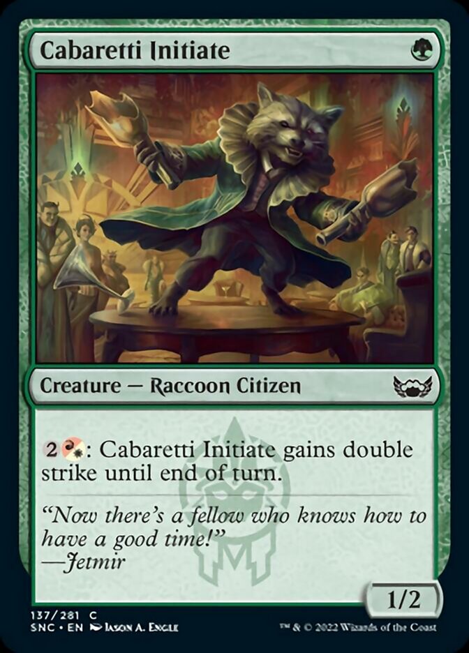 Cabaretti Initiate [Streets of New Capenna] Magic: The Gathering