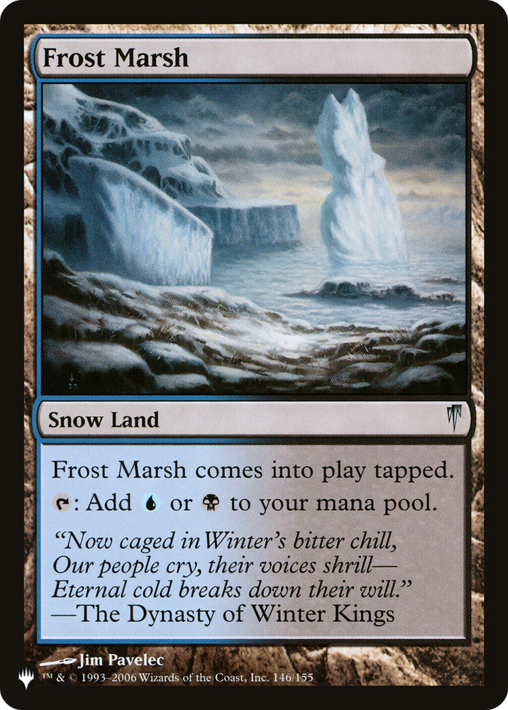 Frost Marsh [The List] Magic: The Gathering