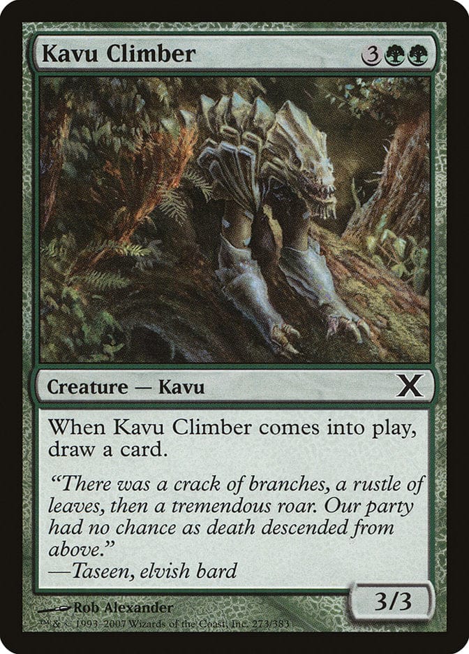 Kavu Climber [Tenth Edition] Magic: The Gathering