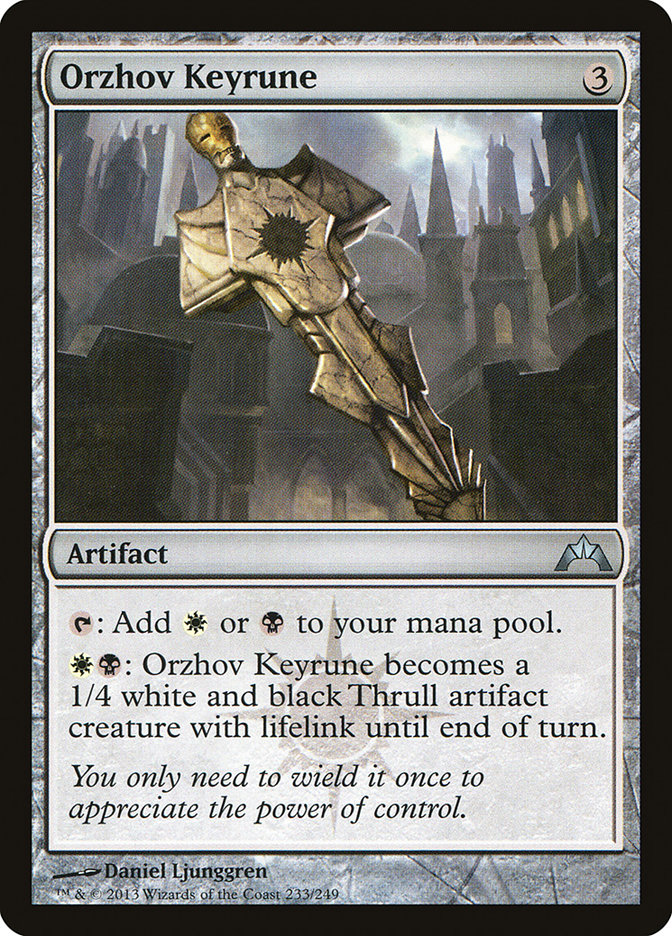 Orzhov Keyrune [Gatecrash] Magic: The Gathering