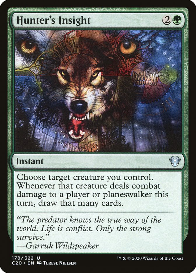 Hunter's Insight [Commander 2020] Magic: The Gathering