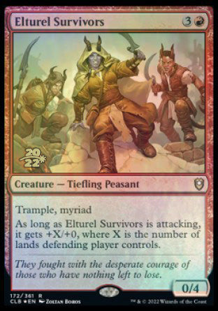 Elturel Survivors [Commander Legends: Battle for Baldur's Gate Prerelease Promos] Magic: The Gathering