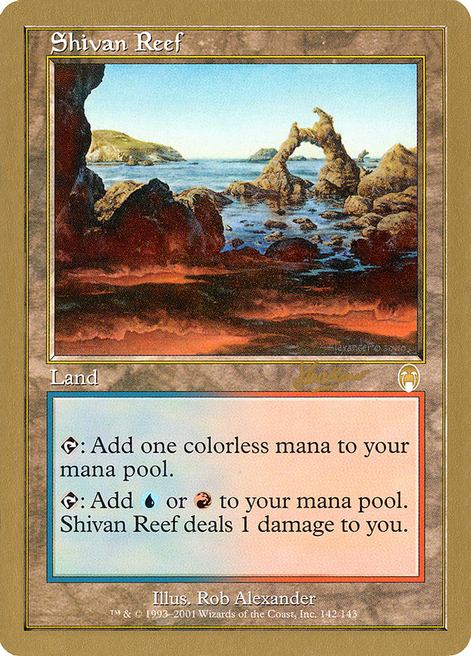 Shivan Reef (Sim Han How) [World Championship Decks 2002] Magic: The Gathering