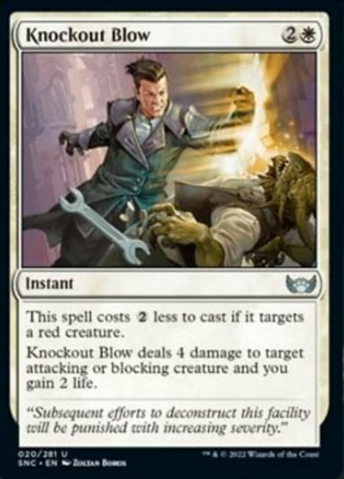 Knockout Blow [Streets of New Capenna] Magic: The Gathering