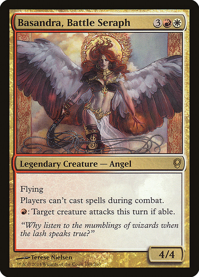 Basandra, Battle Seraph [Conspiracy] Magic: The Gathering