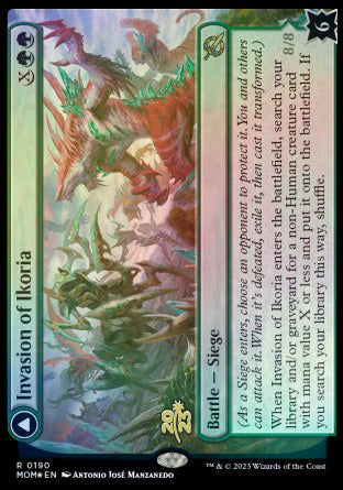Invasion of Ikoria // Zilortha, Apex of Ikoria [March of the Machine Prerelease Promos] Magic: The Gathering