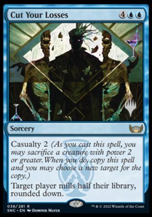 Cut Your Losses (Promo Pack) [Streets of New Capenna Promos] Magic: The Gathering