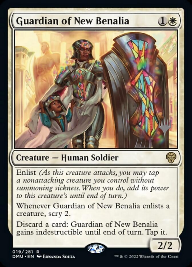 Guardian of New Benalia (Promo Pack) [Dominaria United Promos] Magic: The Gathering