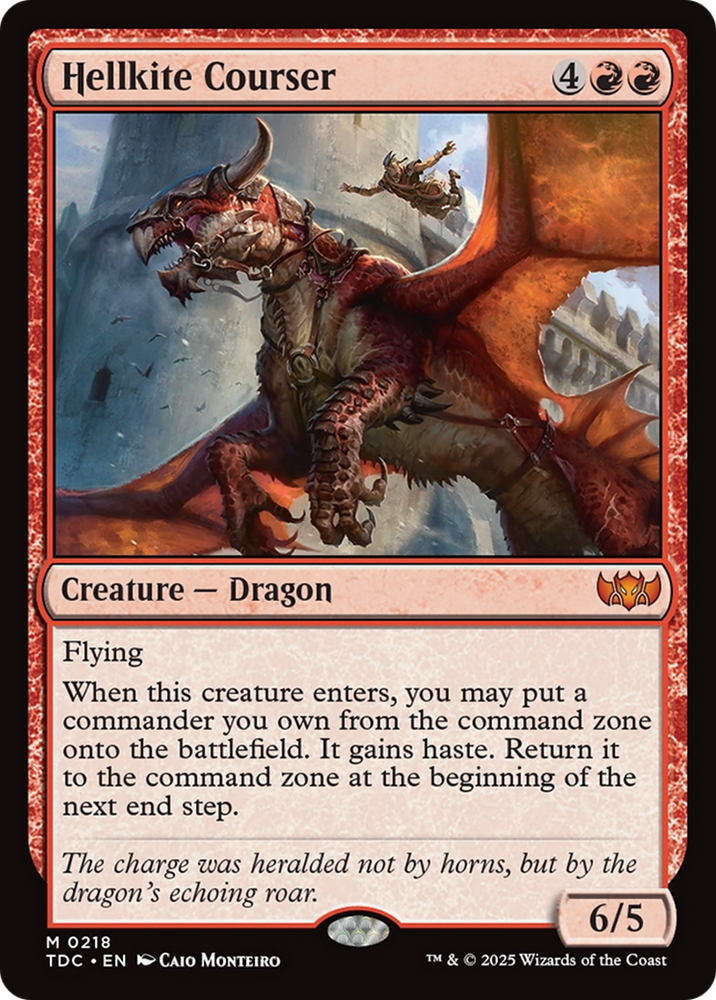 Hellkite Courser [Tarkir: Dragonstorm Commander] Magic: The Gathering