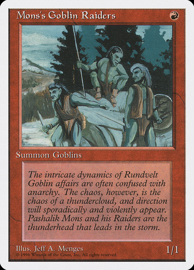 Mons's Goblin Raiders [Introductory Two-Player Set] Magic: The Gathering