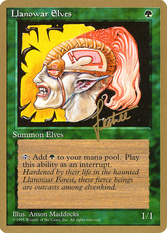 Llanowar Elves (Bertrand Lestree) [Pro Tour Collector Set] Magic: The Gathering