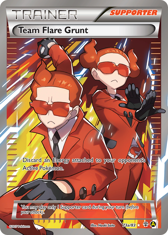Team Flare Grunt (73a/83) [Alternate Art Promos] Pokémon