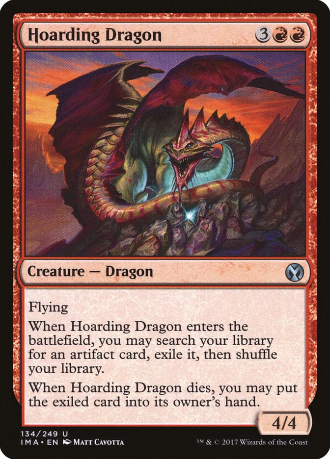 Hoarding Dragon [Iconic Masters] Magic: The Gathering