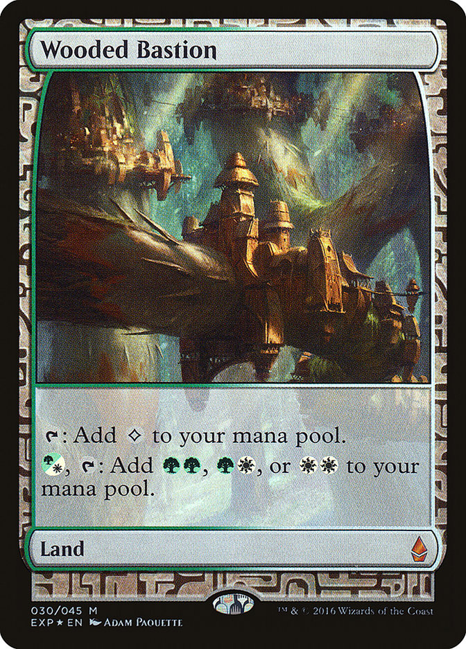 Wooded Bastion [Zendikar Expeditions] Magic: The Gathering