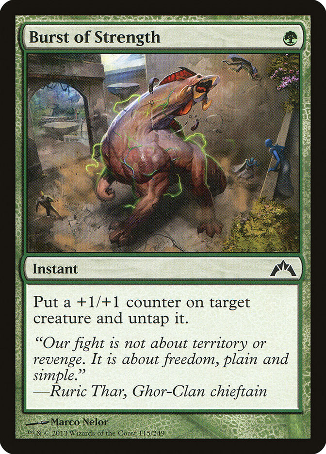 Burst of Strength [Gatecrash] Magic: The Gathering