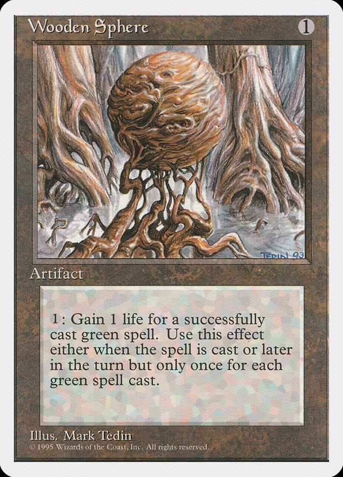 Wooden Sphere [Fourth Edition] Magic: The Gathering