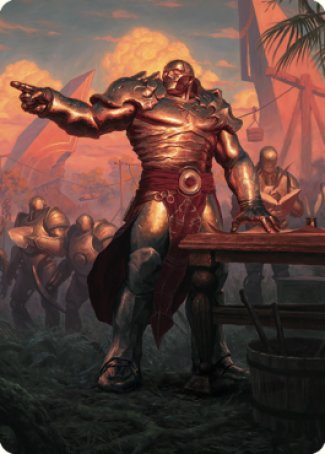 Karn, Living Legacy Art Card 1 [Dominaria United Art Series] Magic: The Gathering