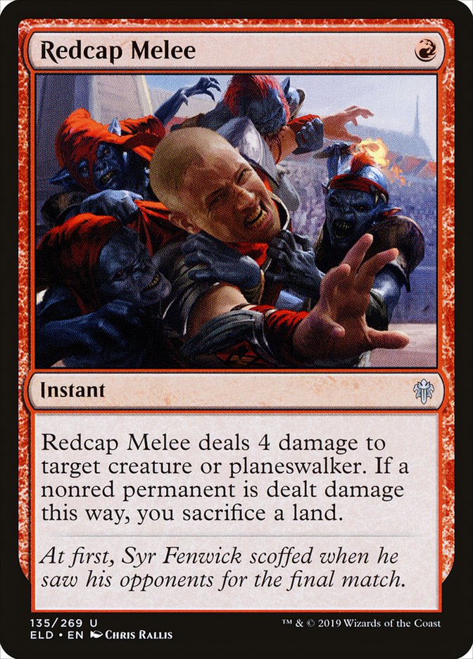 Redcap Melee [Throne of Eldraine] Magic: The Gathering