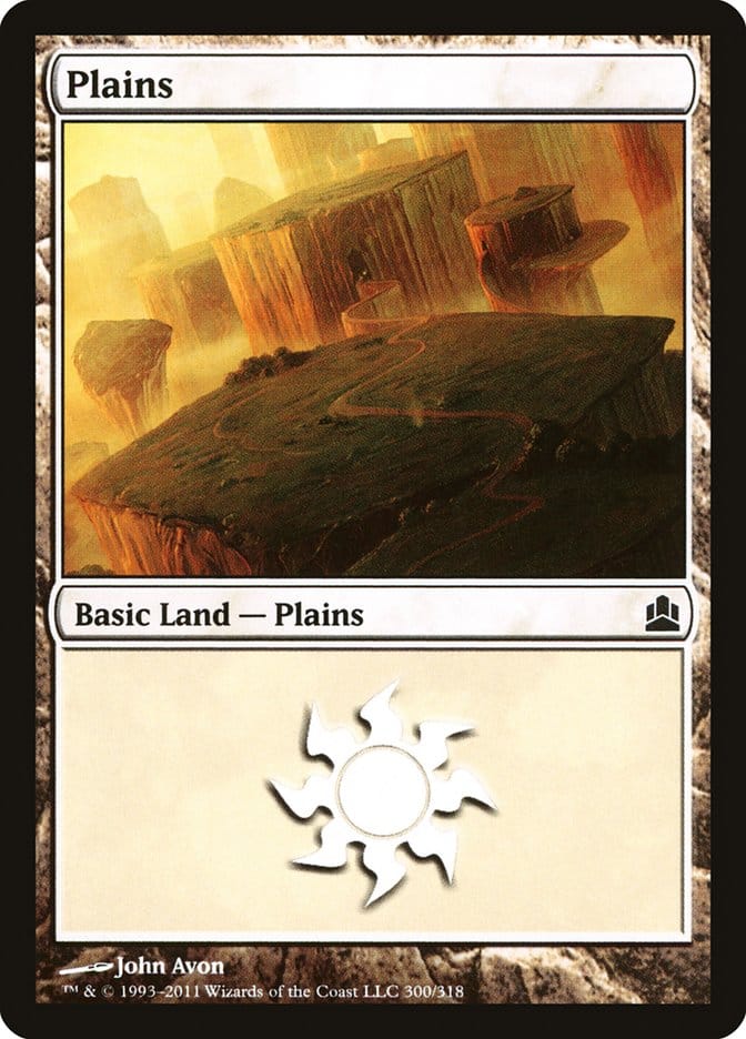 Plains (300) [Commander 2011] Magic: The Gathering