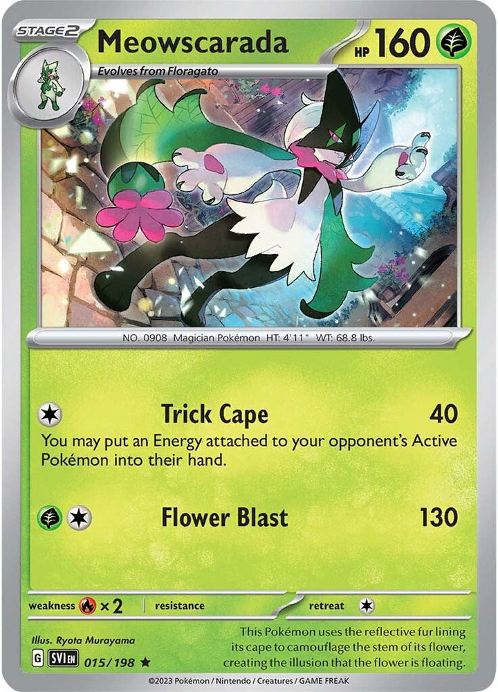 Meowscarada (015/198) [Scarlet & Violet: Base Set] Pokémon