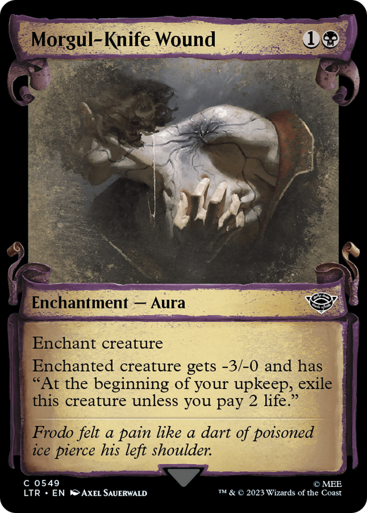Morgul-Knife Wound [The Lord of the Rings: Tales of Middle-Earth Showcase Scrolls] Magic: The Gathering