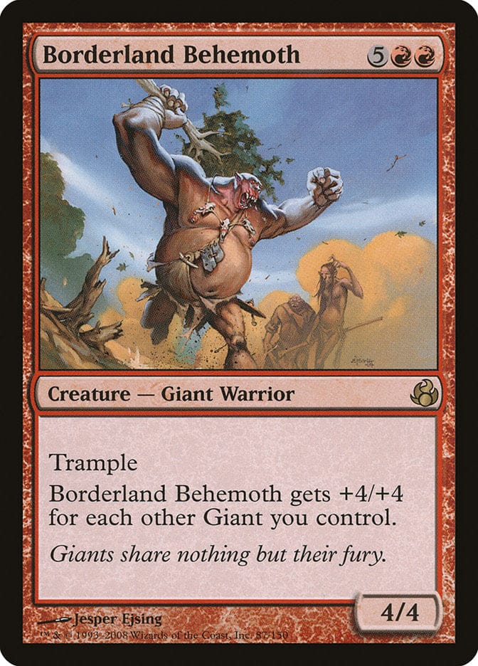 Borderland Behemoth [Morningtide] Magic: The Gathering