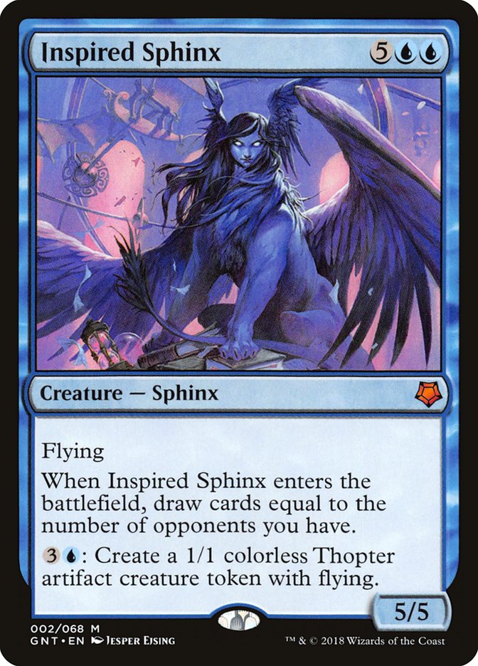 Inspired Sphinx [Game Night 2018] Magic: The Gathering
