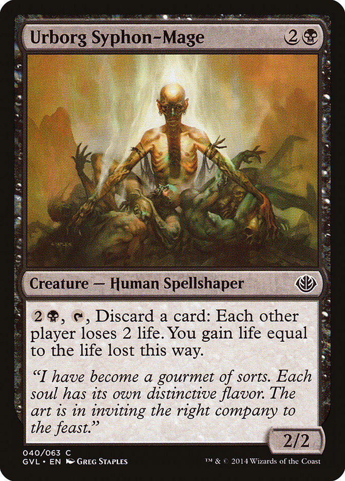 Urborg Syphon-Mage (Garruk vs. Liliana) [Duel Decks Anthology] Magic: The Gathering