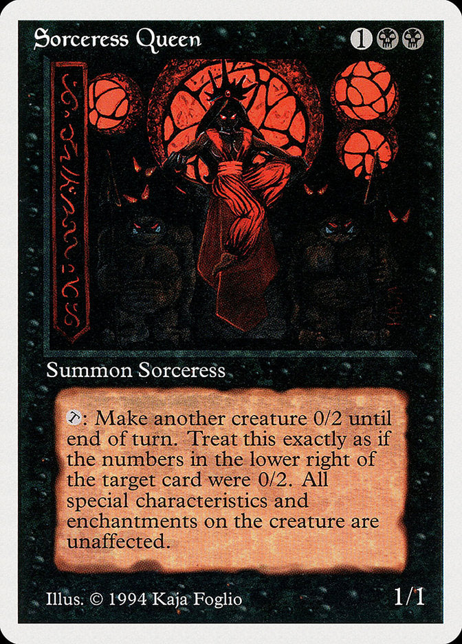 Sorceress Queen [Summer Magic / Edgar] Magic: The Gathering