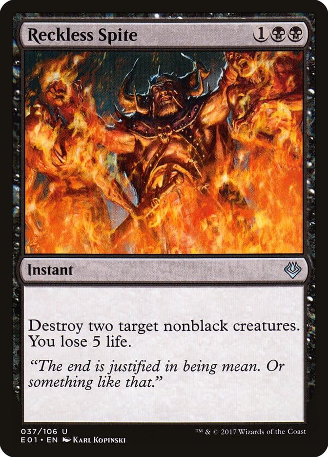 Reckless Spite [Archenemy: Nicol Bolas] Magic: The Gathering