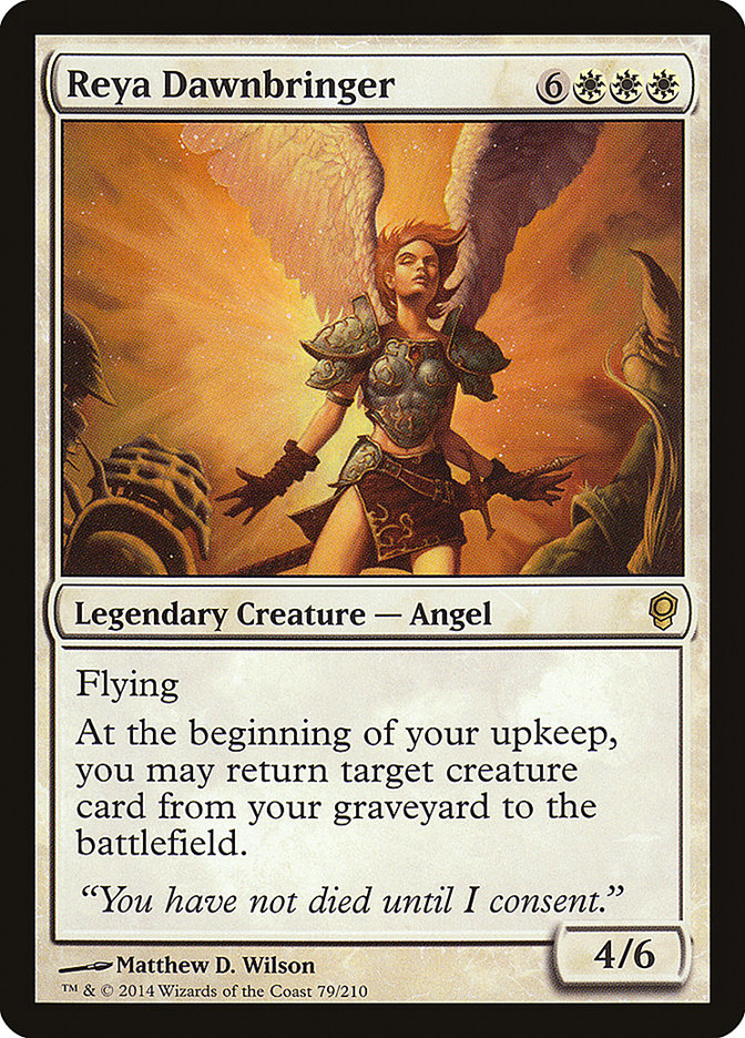 Reya Dawnbringer [Conspiracy] Magic: The Gathering