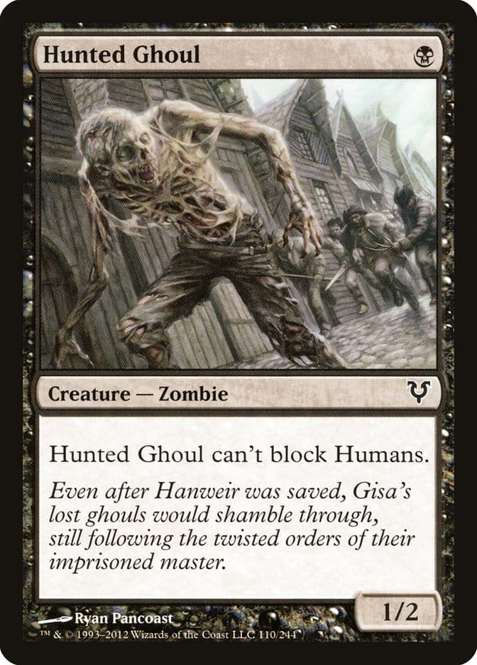 Hunted Ghoul [Avacyn Restored] Magic: The Gathering