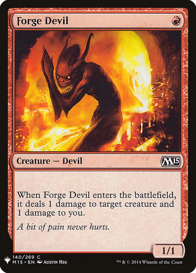 Forge Devil [Mystery Booster] Magic: The Gathering