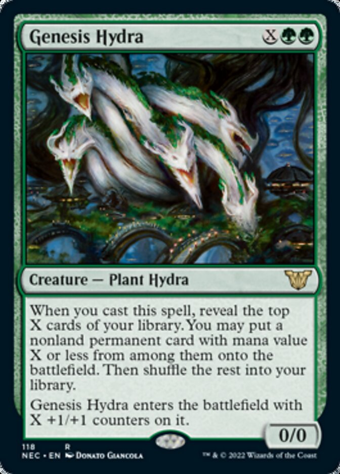 Genesis Hydra [Kamigawa: Neon Dynasty Commander] Magic: The Gathering
