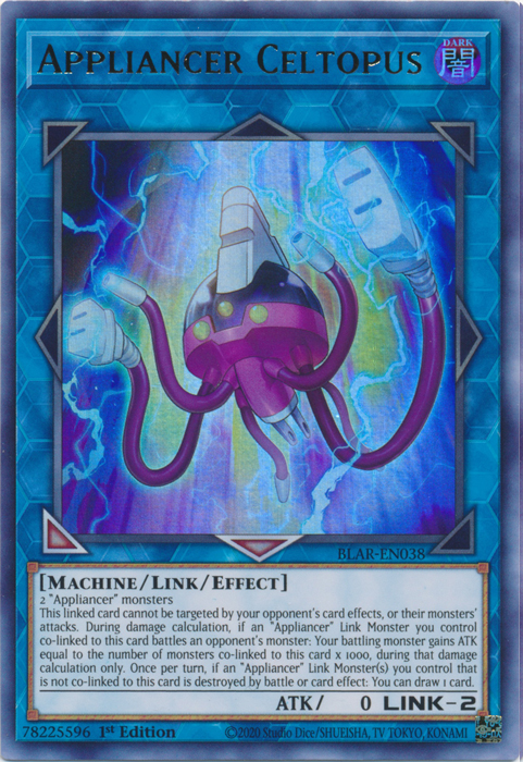 Appliancer Celtopus [BLAR-EN038] Ultra Rare - Yugioh Cards For Your TCG Needs!