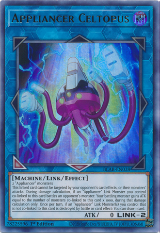 Appliancer Celtopus [BLAR-EN038] Ultra Rare - Yugioh Cards For Your TCG Needs!